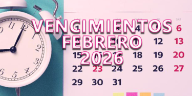 Vencimientos de febrero 2026