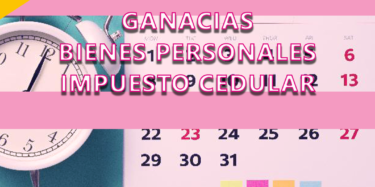 Prórroga excepcional para la presentación y pago de Ganancias, Bienes Personales y Cedular 2025