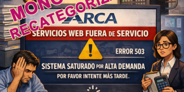 ARCA bajo presión: saturación de servicios web durante la recategorización del Monotributo