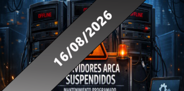 ARCA: Servicios de facturación se suspenderán para mantenimiento de servidores