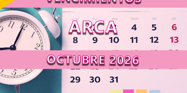 Vencimientos de octubre de 2026